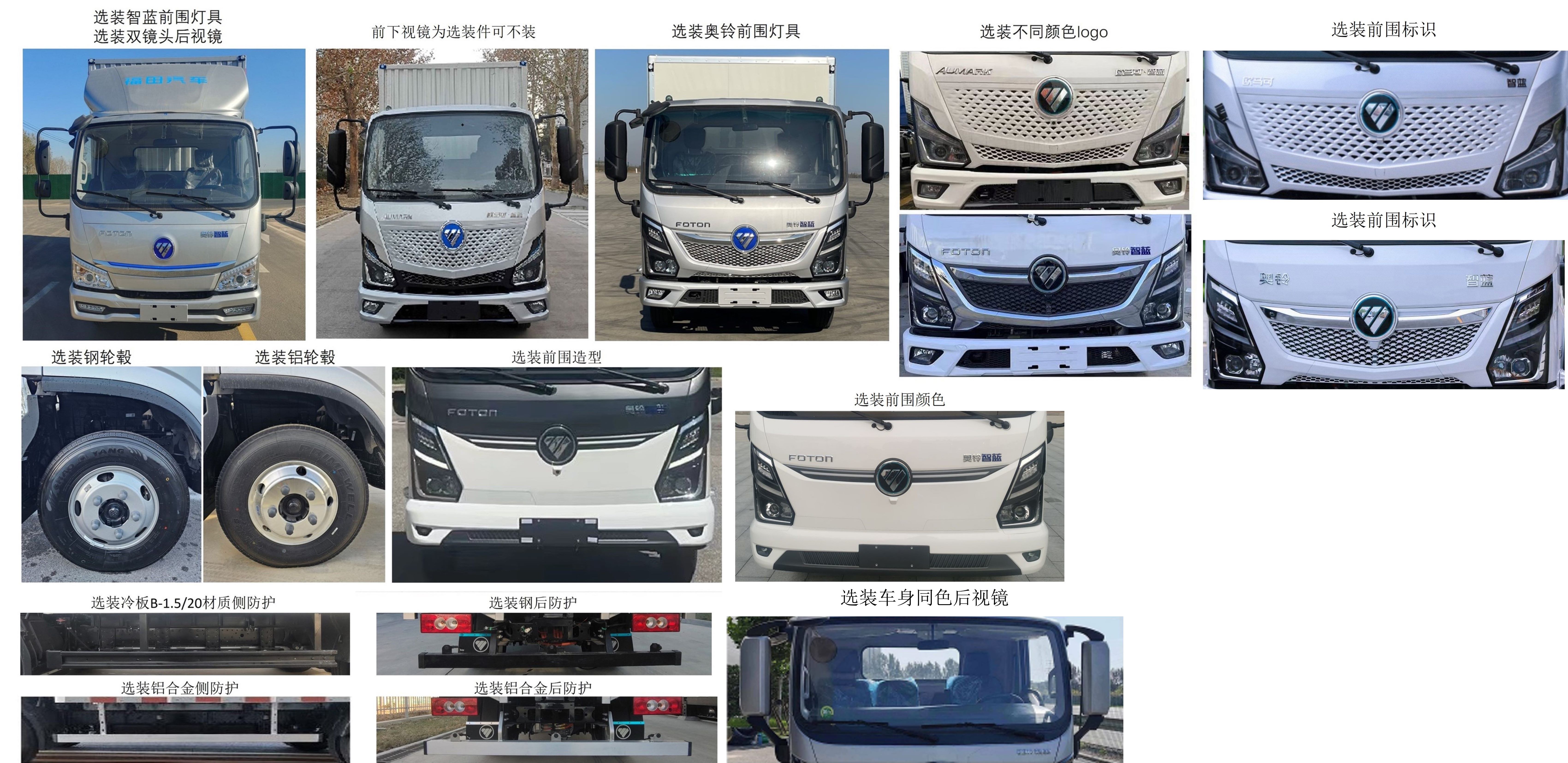 福田牌BJ5040XXYEVZ4純電動廂式運(yùn)輸車公告圖片