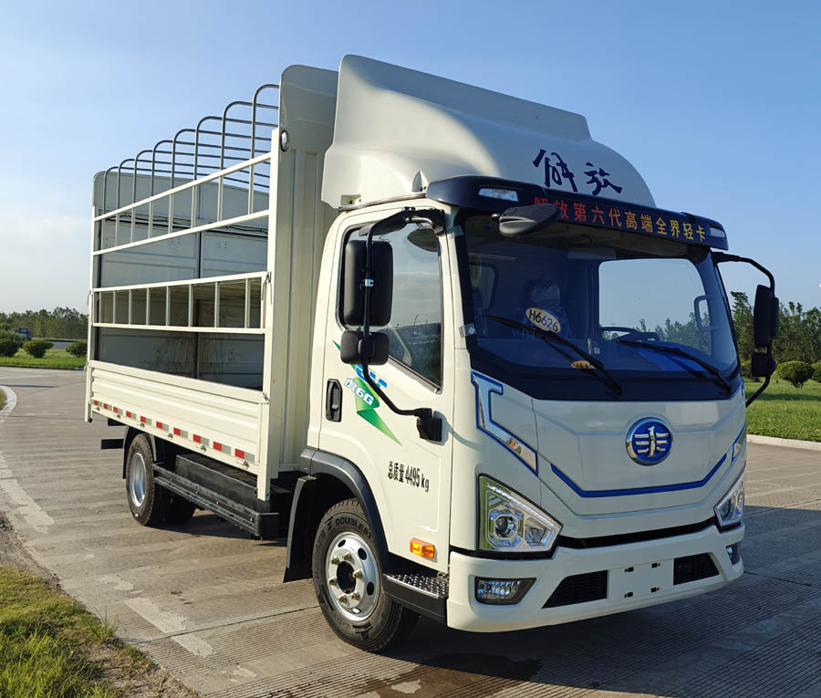 解放牌CA5046CCYP40L3BEVA85純電動倉柵式運輸車公告圖片