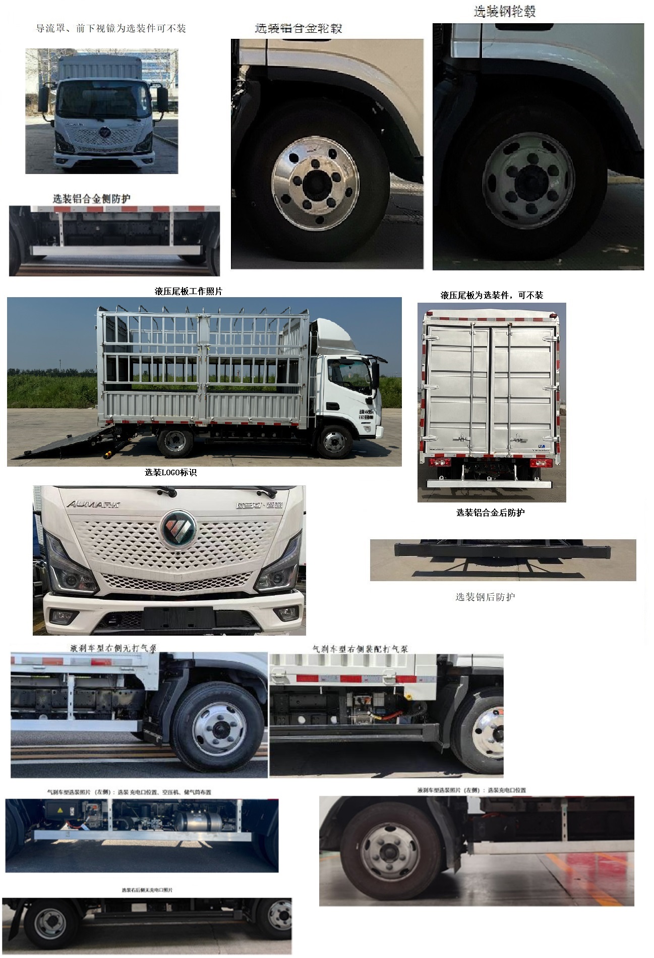 福田牌BJ5045CCYEVZ8純電動倉柵式運(yùn)輸車公告圖片