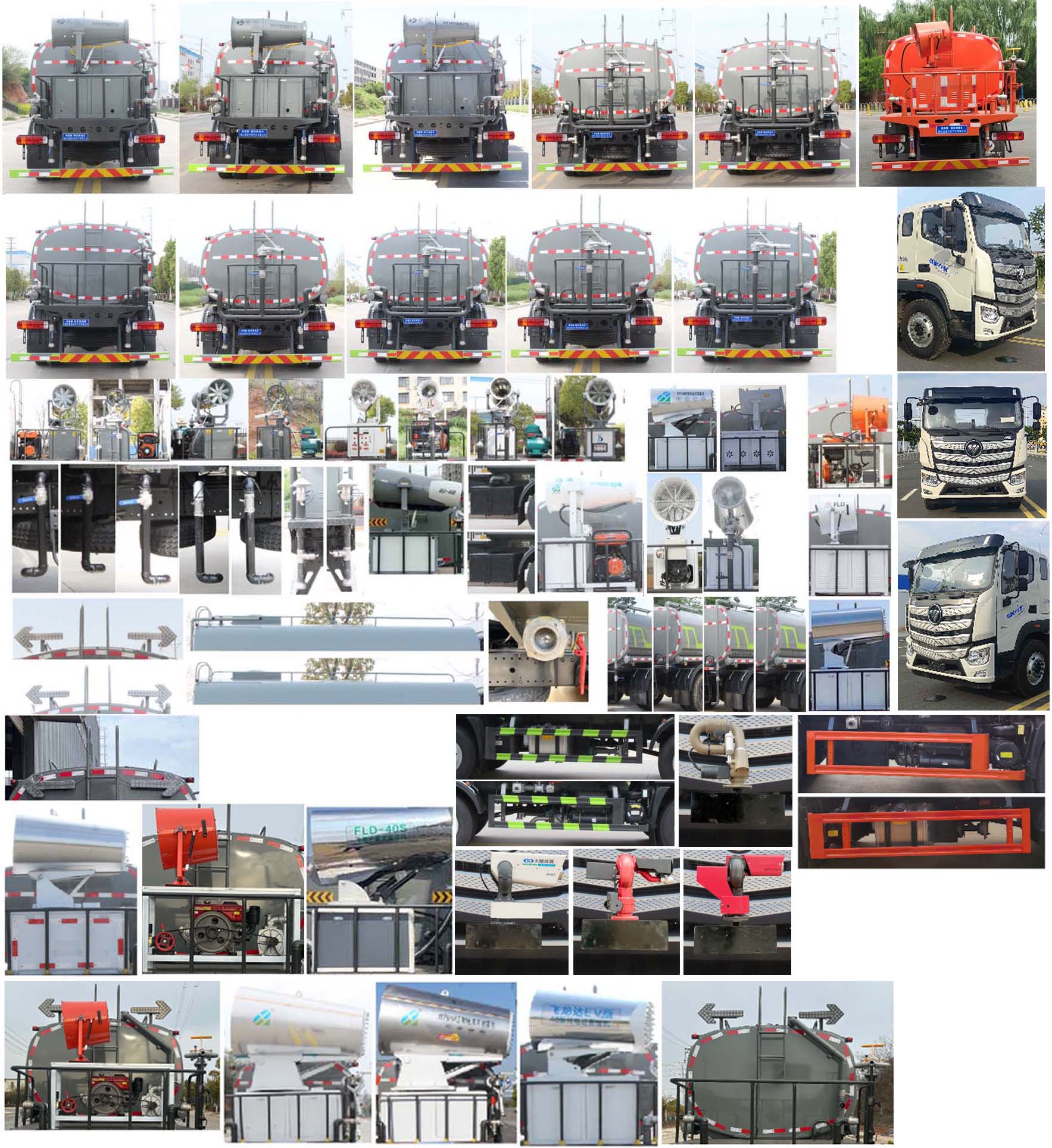 縱昂牌CLT5188GPSBJ6C綠化噴灑車公告圖片