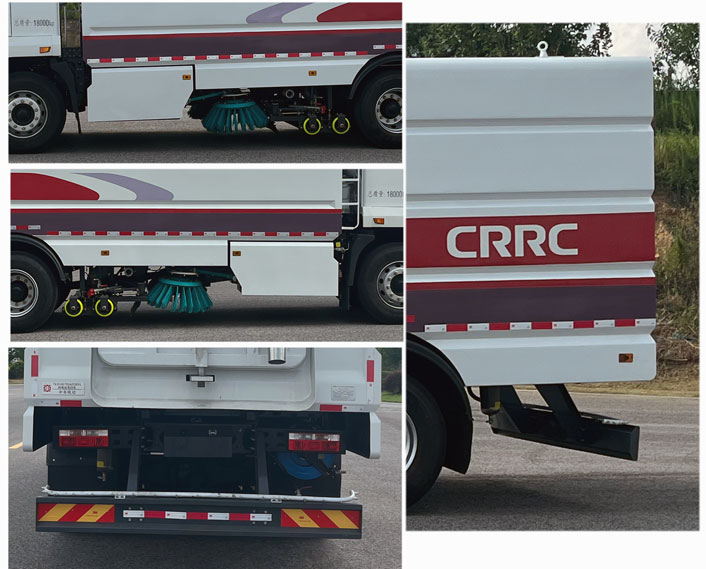 中國(guó)中車牌TEG5181TXSAZCBEV1純電動(dòng)洗掃車公告圖片