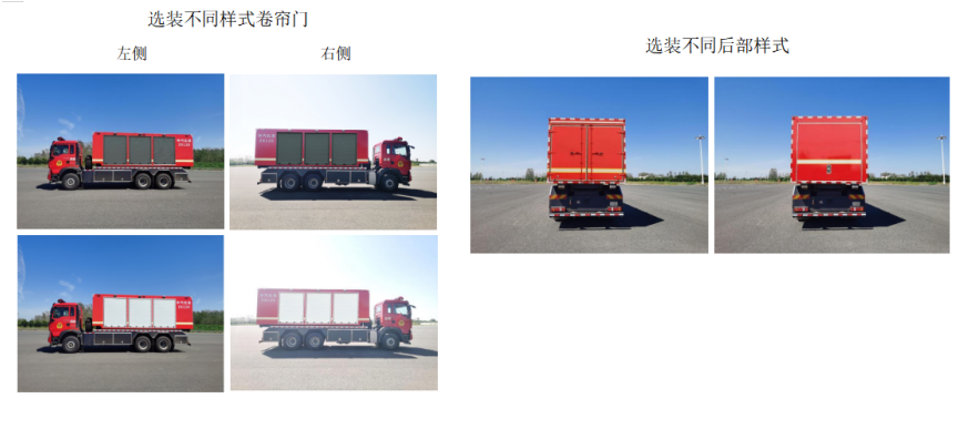 海潮牌BXF5250TXFZX120/H1自裝卸式消防車(chē)公告圖片