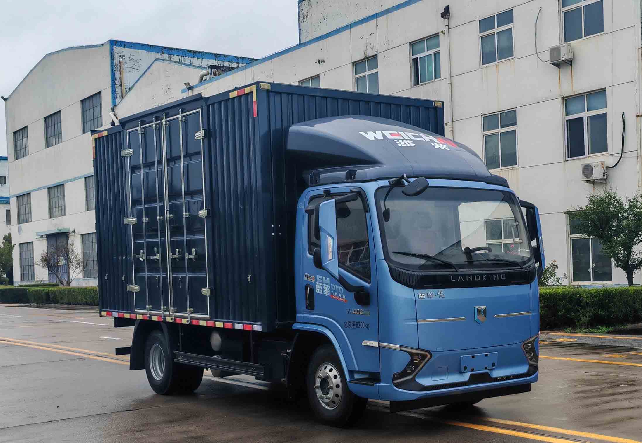 藍擎牌YTQ5082XXYKFEV341-LQ純電動廂式運輸車公告圖片