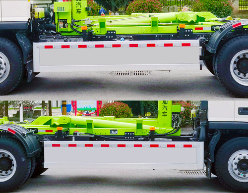 耶律潔牌SWT5180ZXXBJ6車廂可卸式垃圾車公告圖片