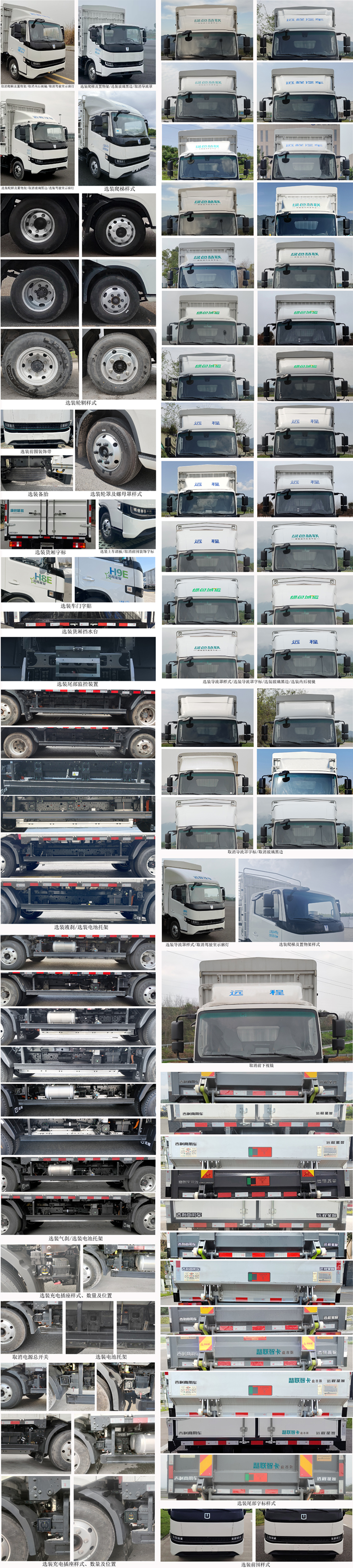 遠程牌JGL5047CCYBEVGR10純電動倉柵式運輸車公告圖片