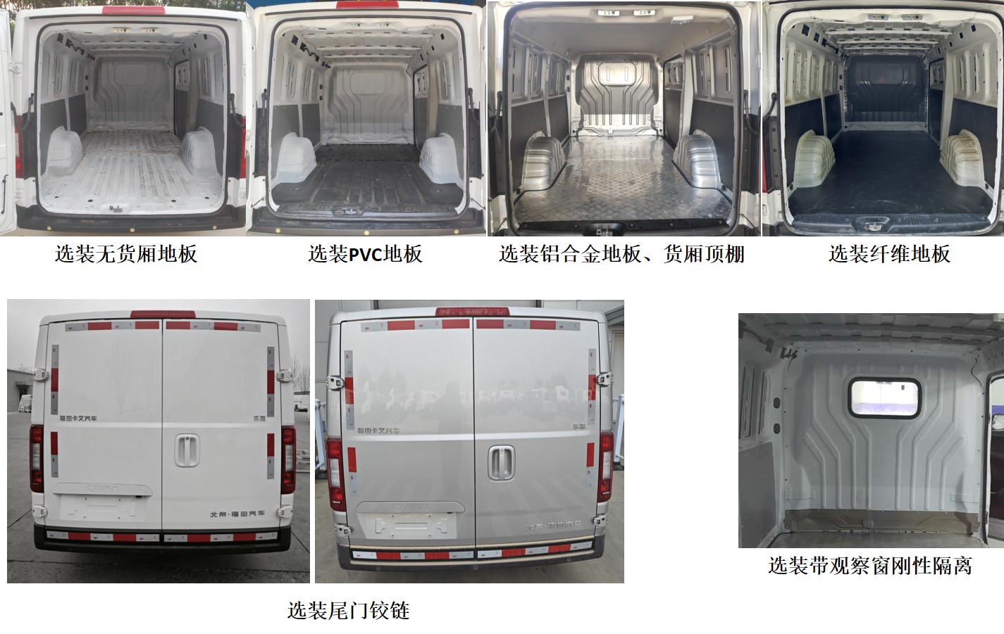 福田牌BJ5031XXYEVZA純電動廂式運輸車公告圖片