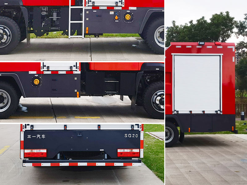 三一牌SYM5100GXFSG20水罐消防車公告圖片