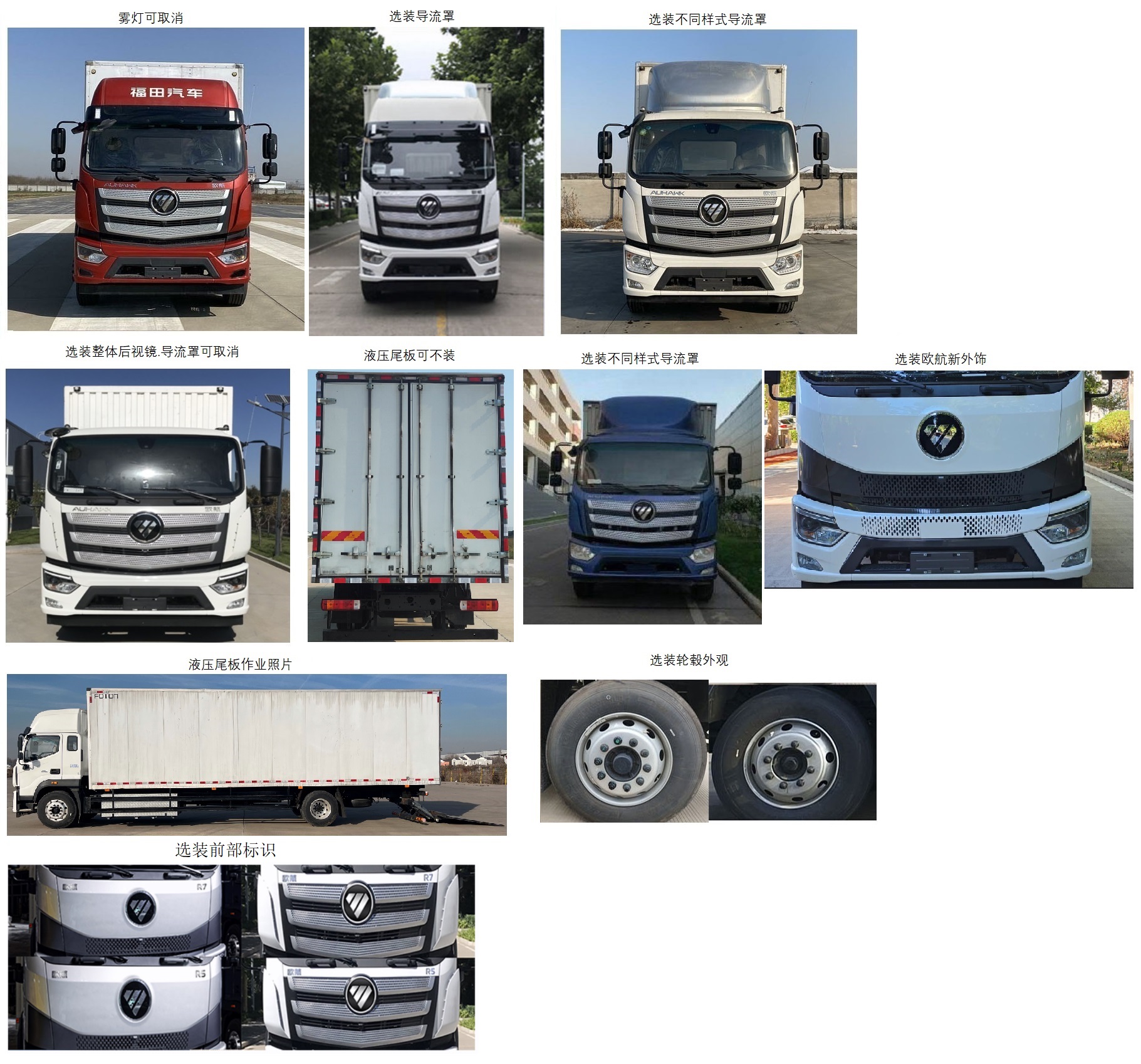 福田牌BJ5186XXYEVB1純電動廂式運(yùn)輸車公告圖片