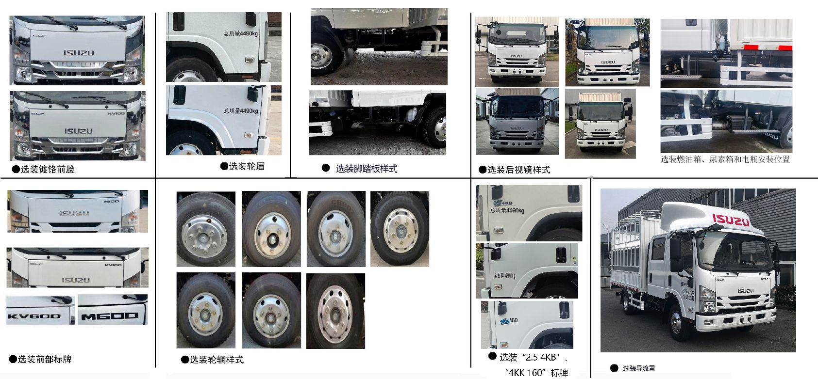五十鈴牌QL5043CCYFMHW倉柵式運(yùn)輸車公告圖片