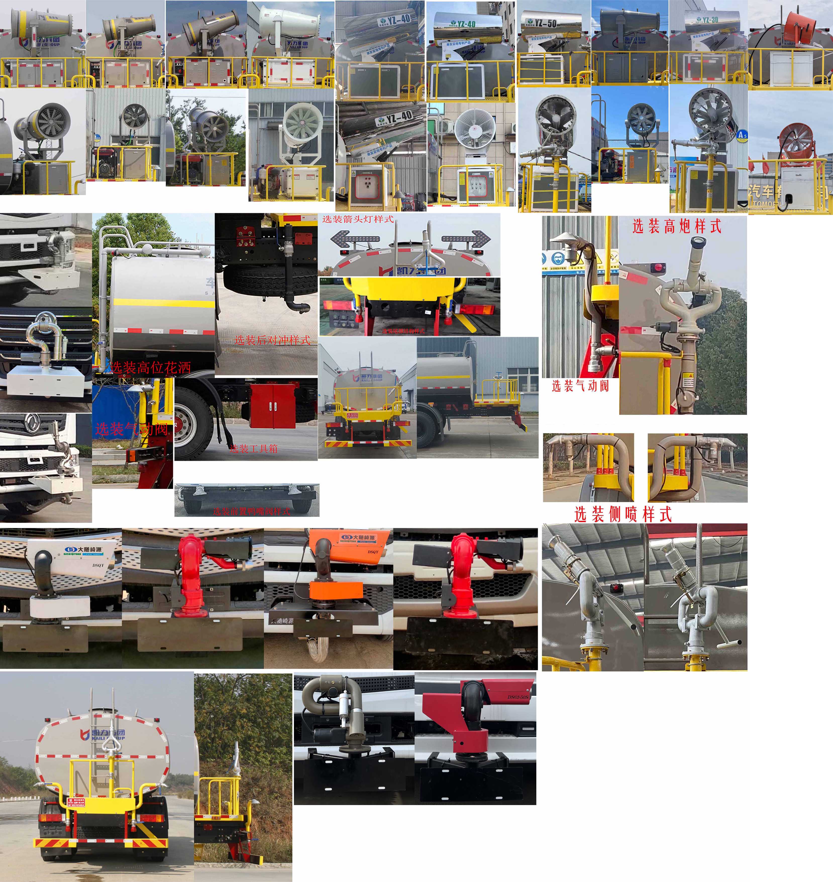 凱力風(fēng)牌KLF5251GPSE6綠化噴灑車公告圖片