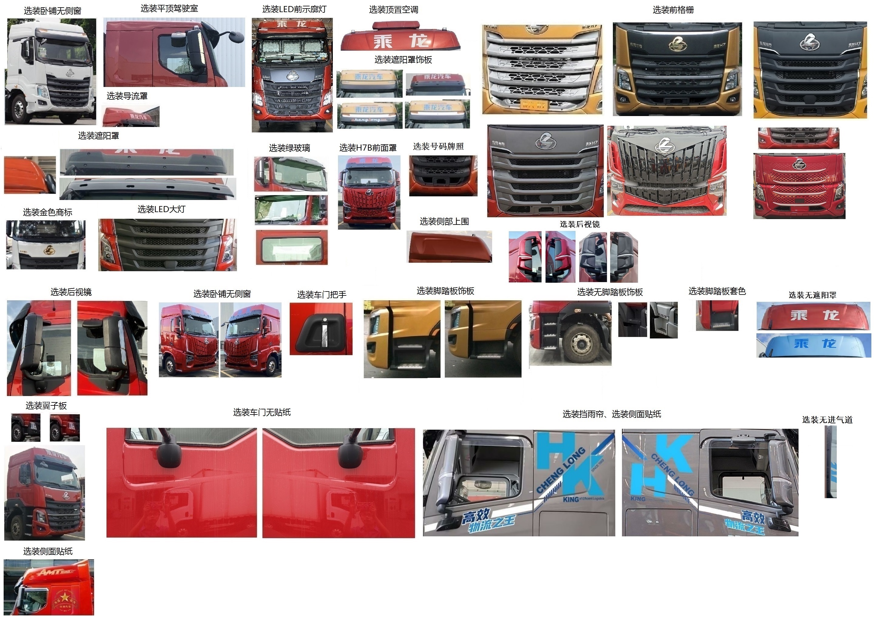 乘龍牌LZ5312CCQH7FC1畜禽運輸車公告圖片