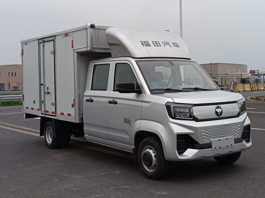 福田牌BJ5030XXYEV84純電動(dòng)廂式貨車(chē)公告圖片