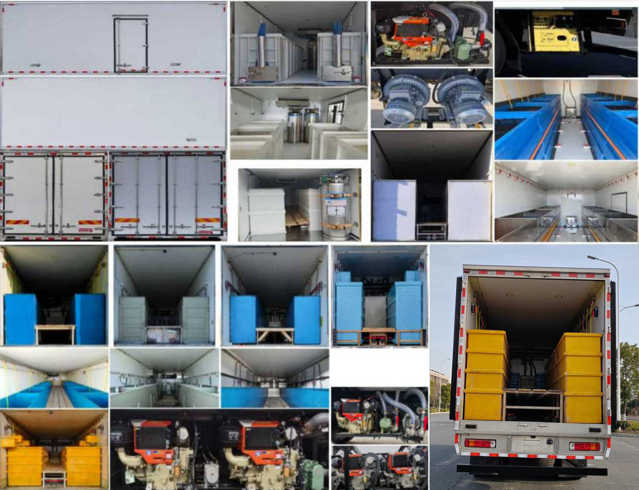 匯力威牌VVV5180TSCBJ6鮮活水產(chǎn)品運輸車公告圖片