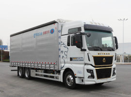 開樂牌AKL5250CYL瓶裝飲料運輸車