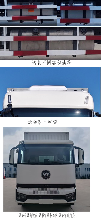 福田牌BJ5186XXY-08廂式貨車公告圖片