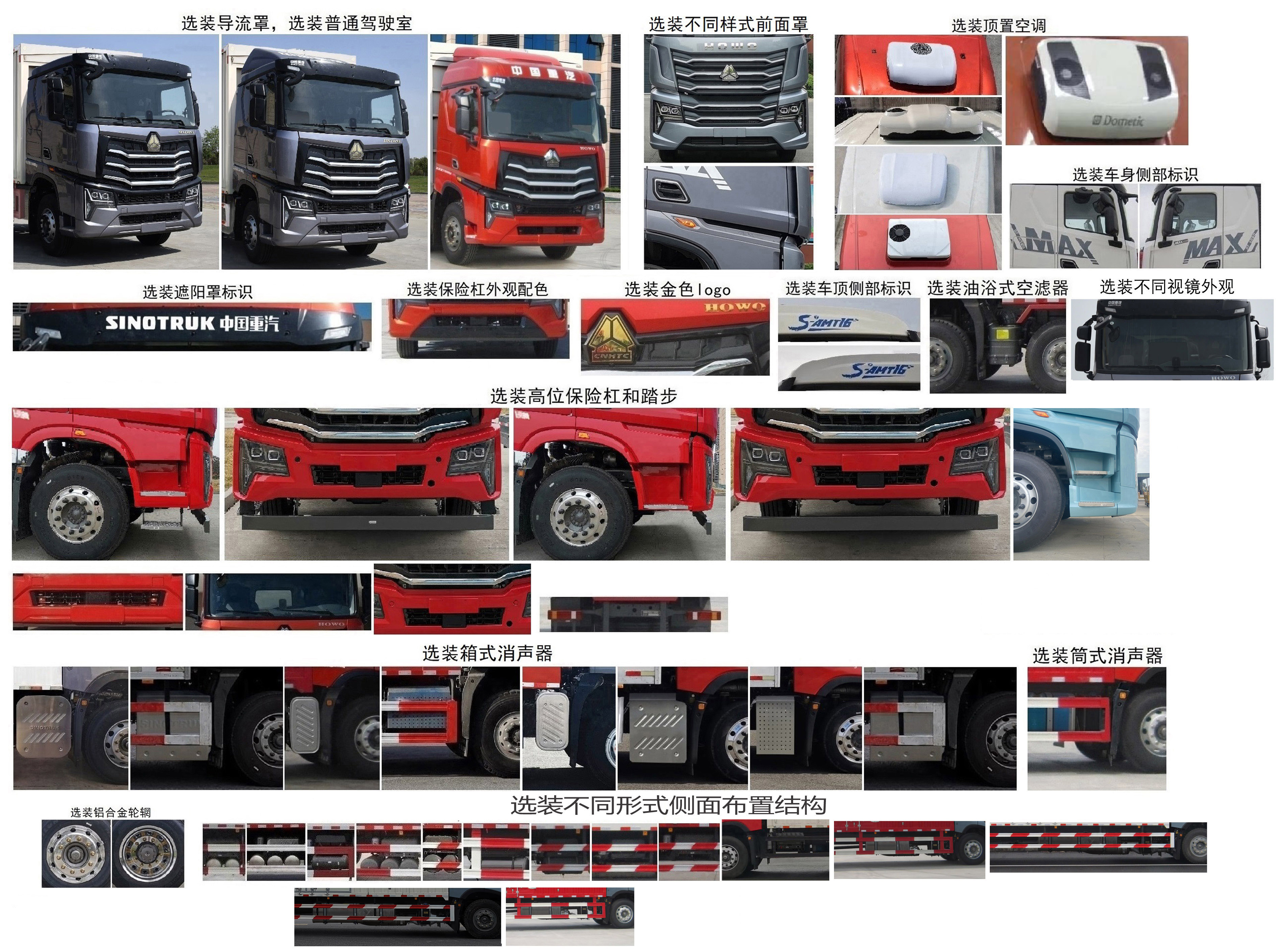 豪沃牌ZZ5187XYKN711KF1H翼開啟廂式貨車公告圖片