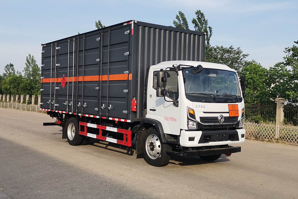 大力牌DLQ5125XRYEQ6易燃液體廂式運(yùn)輸車公告圖片