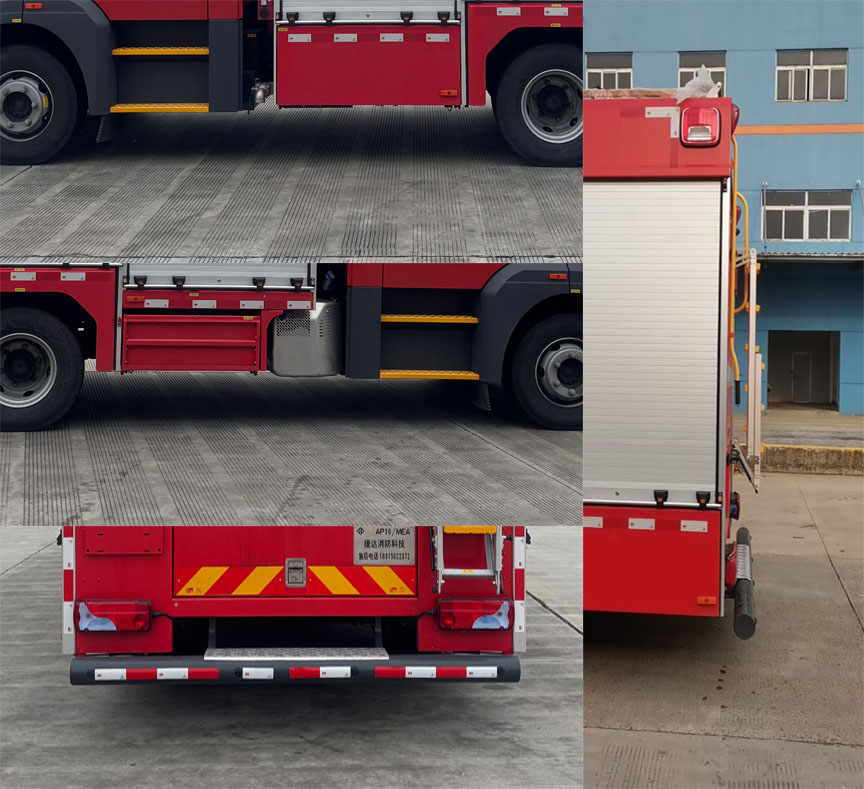 捷達(dá)消防牌SJD5121GXFAP30/MEA壓縮空氣泡沫消防車公告圖片