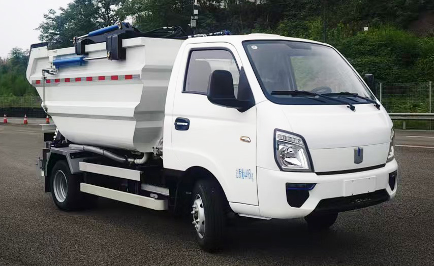 山花牌JHA5049ZZZZBABEV純電動自裝卸式垃圾車公告圖片