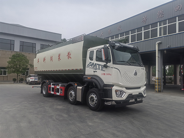東匯牌HDN5251ZSL散裝飼料運輸車公告圖片