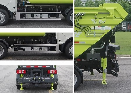 中聯(lián)牌ZBH5040ZZZHFBBEV純電動自裝卸式垃圾車公告圖片