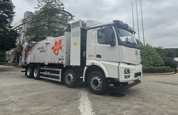 廣環(huán)牌GH5321ZXLYCFCEV燃料電池廂式垃圾車公告圖片