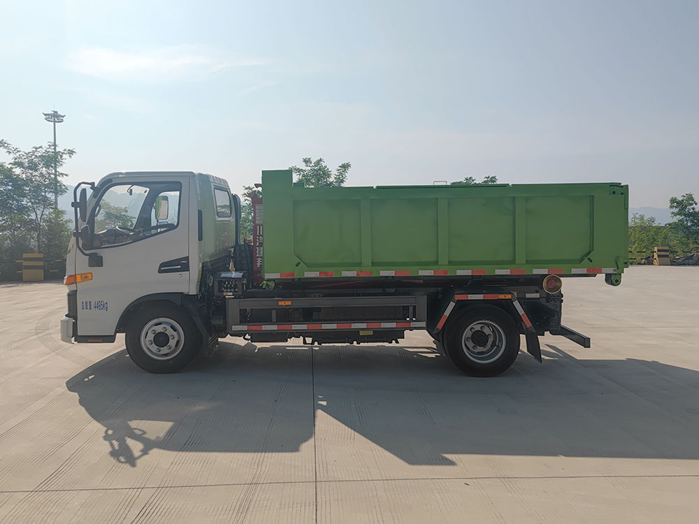 川汽建邦牌JBJ5040ZXXPHEV插電式混合動(dòng)力車廂可卸式垃圾車公告圖片