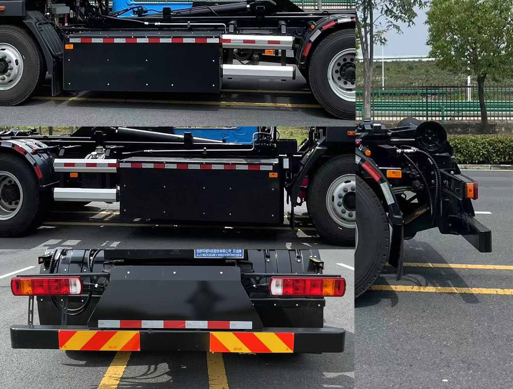 樂潔牌JLL5180ZXXBJBEV純電動(dòng)車廂可卸式垃圾車公告圖片