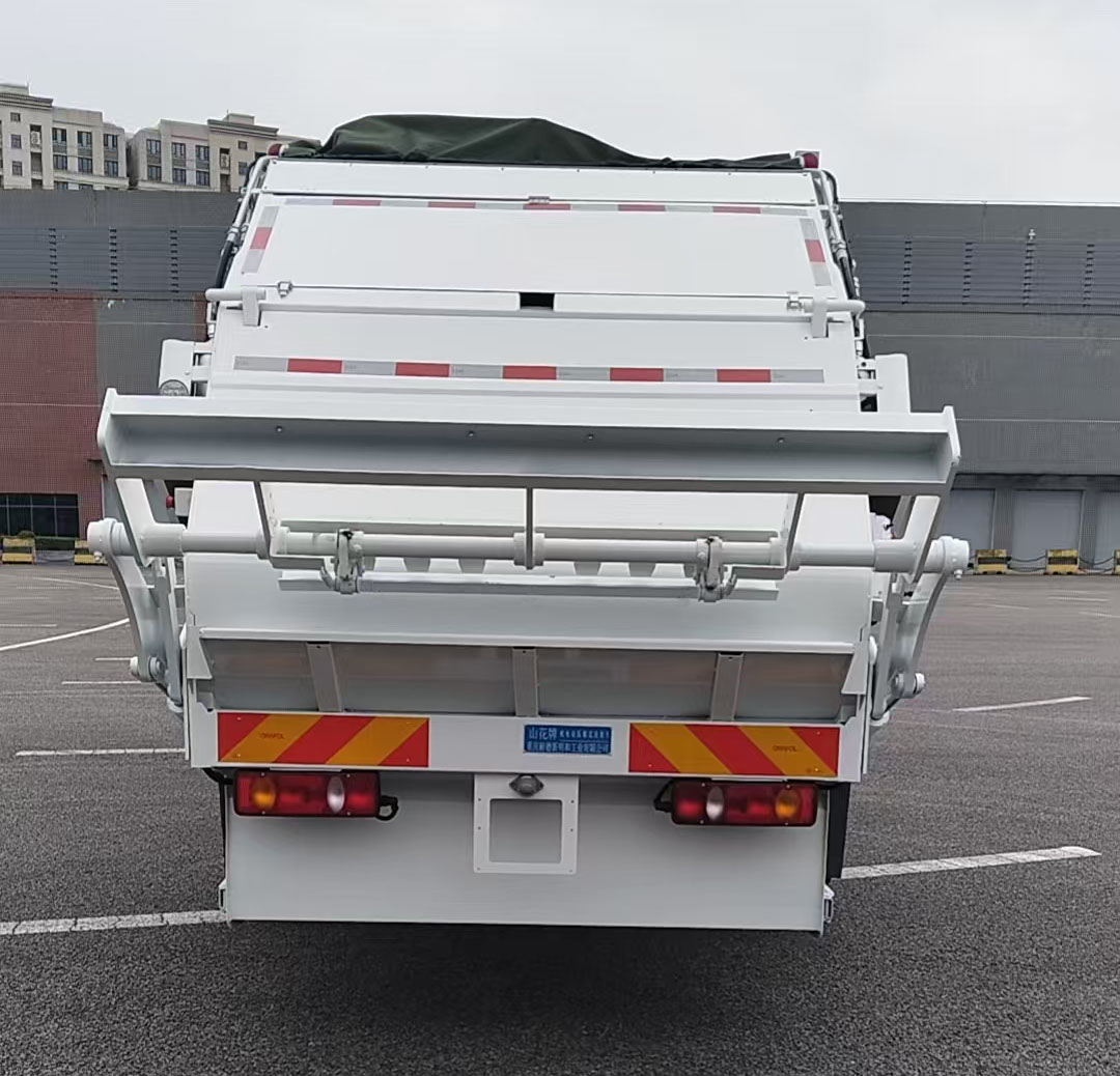 山花牌JHA5183ZYSDFBBEV純電動(dòng)壓縮式垃圾車公告圖片