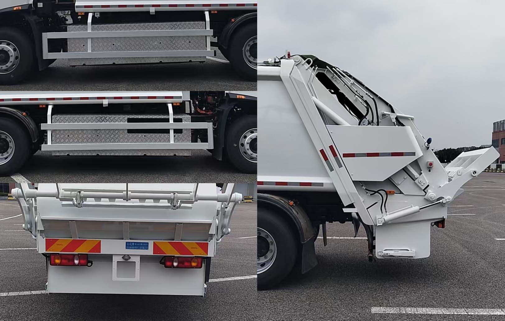 山花牌JHA5183ZYSDFBBEV純電動(dòng)壓縮式垃圾車公告圖片