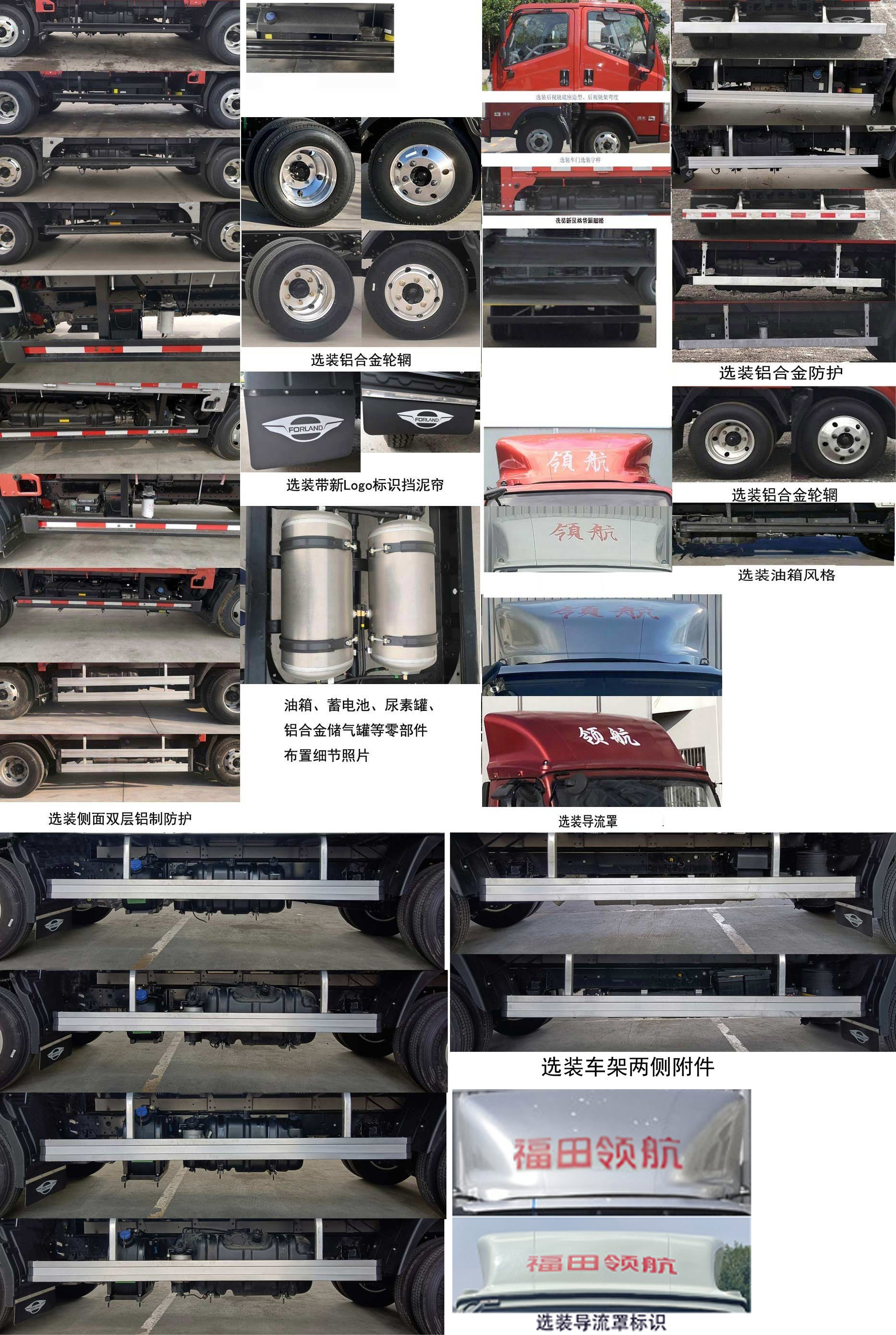 福田牌BJ5046CCY9JBA-03倉柵式運輸車公告圖片