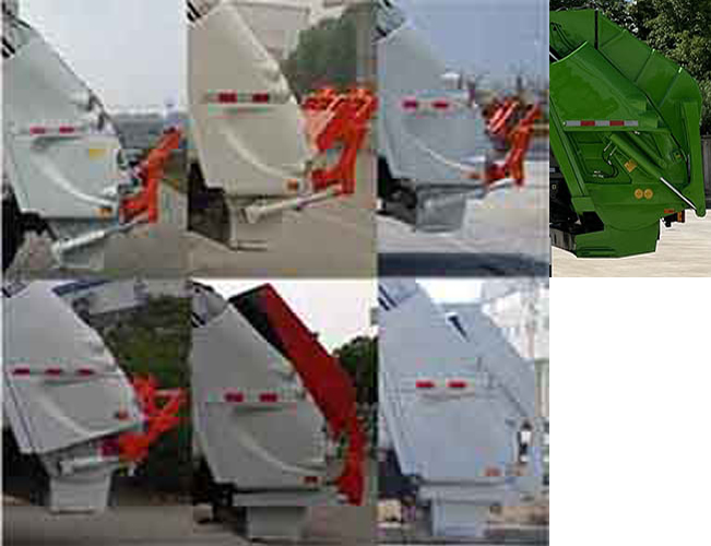 悅達牌YD5181ZYSDFE6壓縮式垃圾車公告圖片