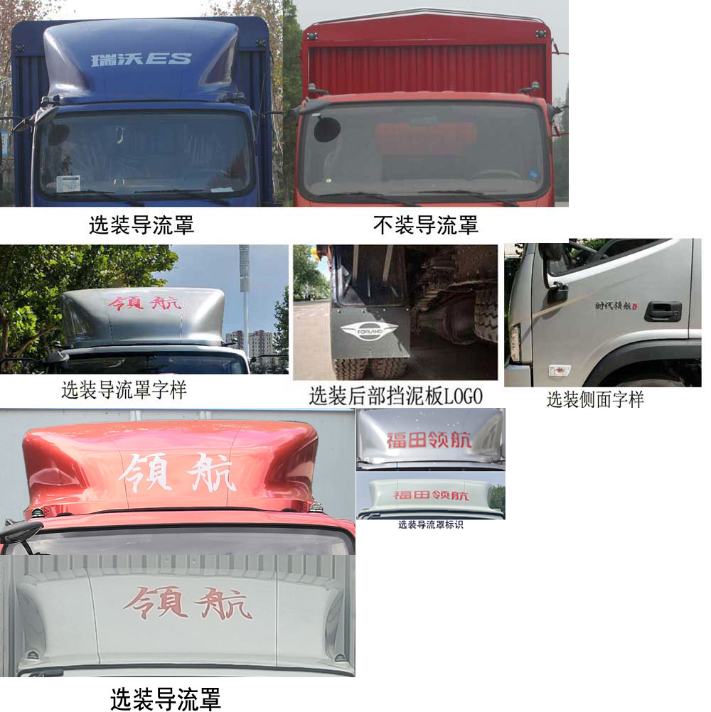 福田牌BJ5104CCYEJFA-02倉柵式運輸車公告圖片