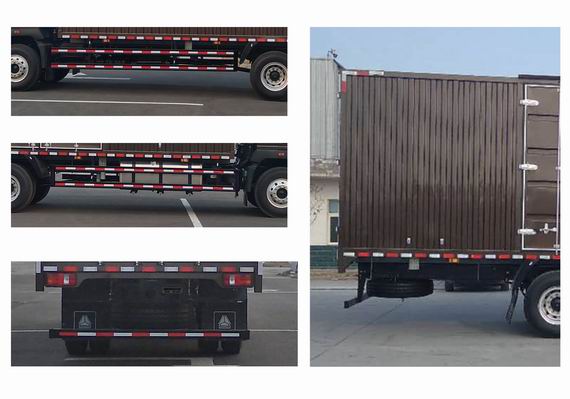 豪沃牌ZZ5187XXYK561DF1廂式運(yùn)輸車公告圖片