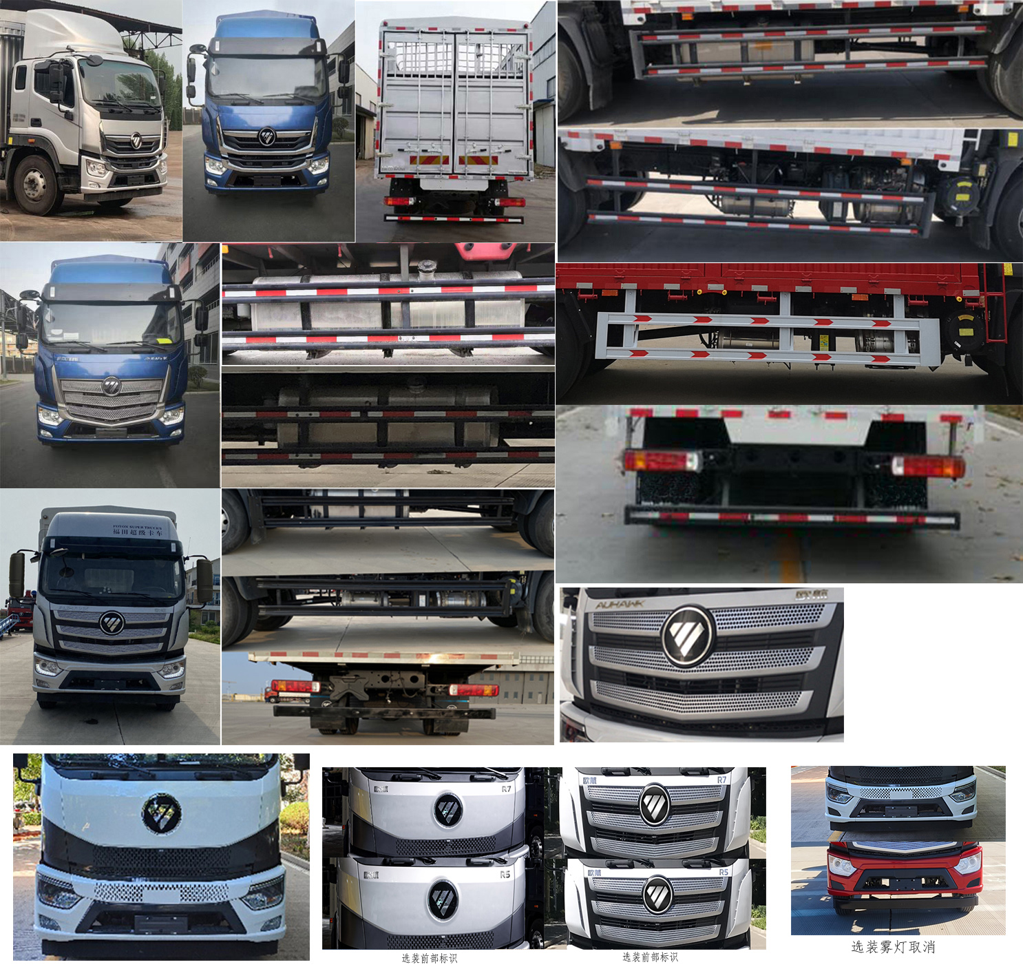 福田牌BJ5186CCQ-1M畜禽運輸車公告圖片