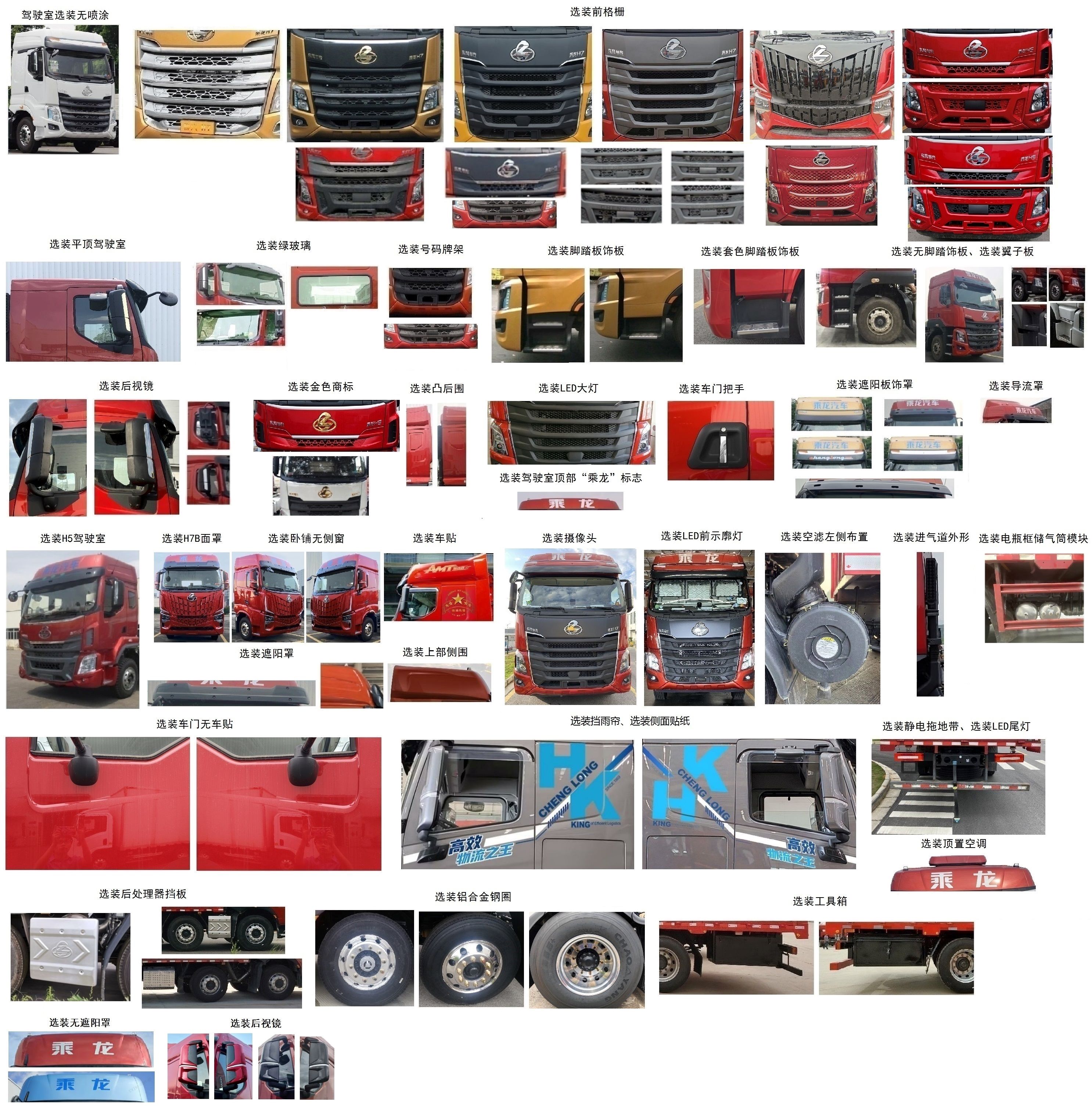 乘龍牌LZ5310XXYH7FC1廂式運(yùn)輸車公告圖片