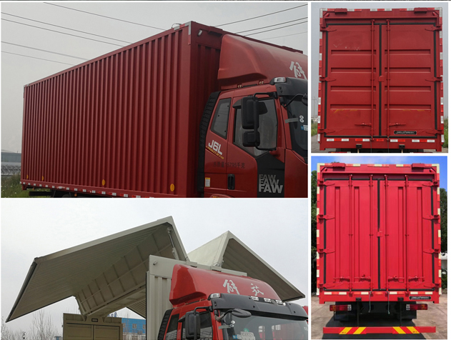 解放牌CA5180XYKP66K1L7E6翼開(kāi)啟廂式車公告圖片