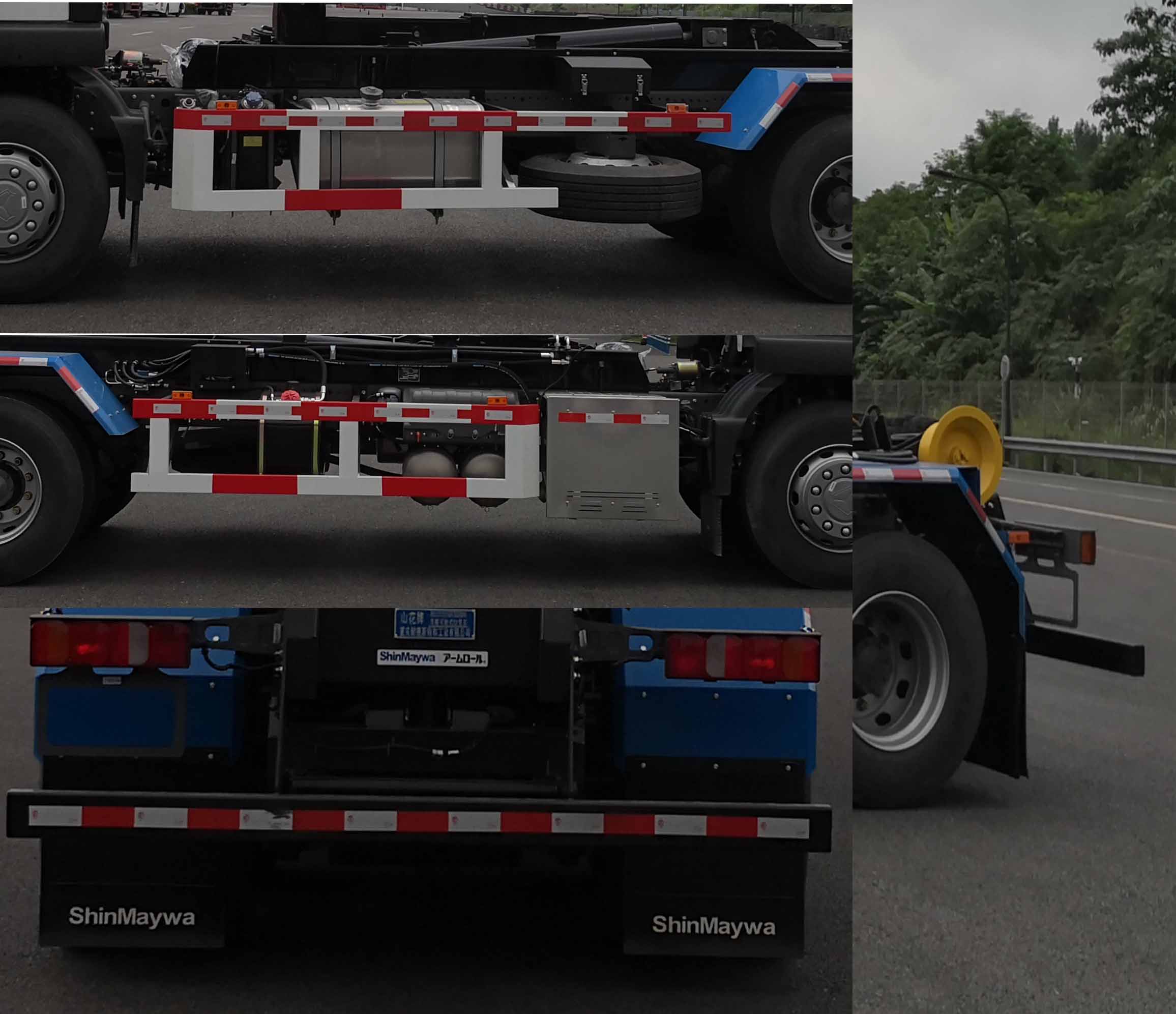 山花牌JHA5255ZXXZZB6車(chē)廂可卸式垃圾車(chē)公告圖片