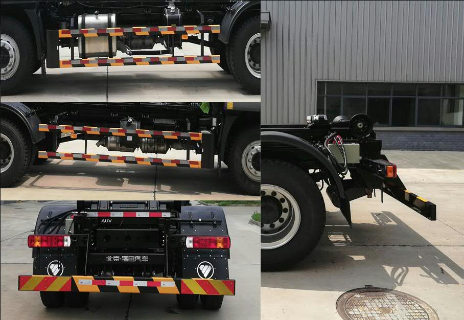 福田牌BJ5184ZXXE6-H1車(chē)廂可卸式垃圾車(chē)公告圖片