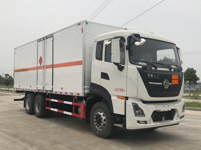 程力威牌CLW5260XRQD6易燃氣體廂式運輸車