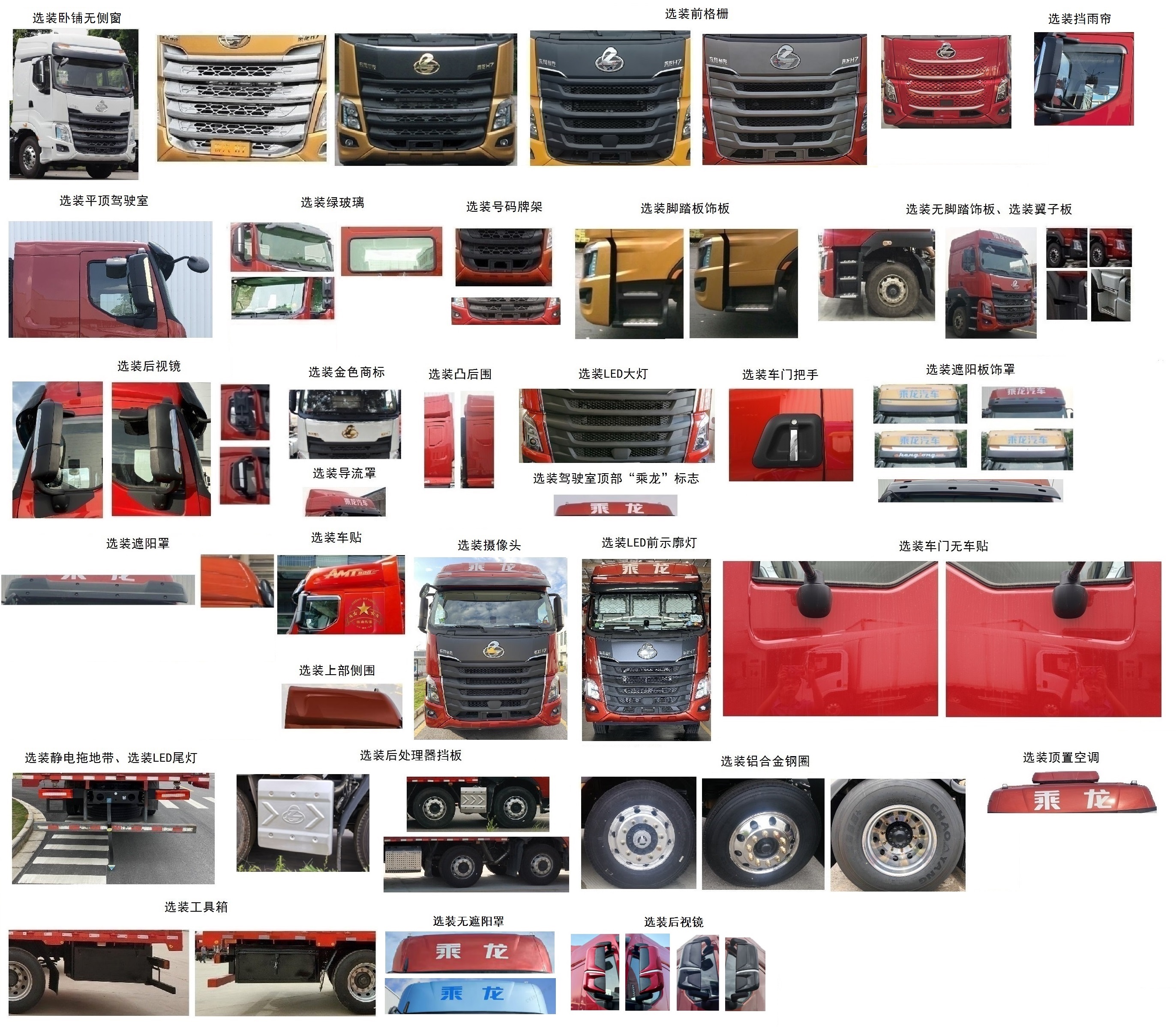 乘龍牌LZ5321CCQH7FC1畜禽運(yùn)輸車公告圖片