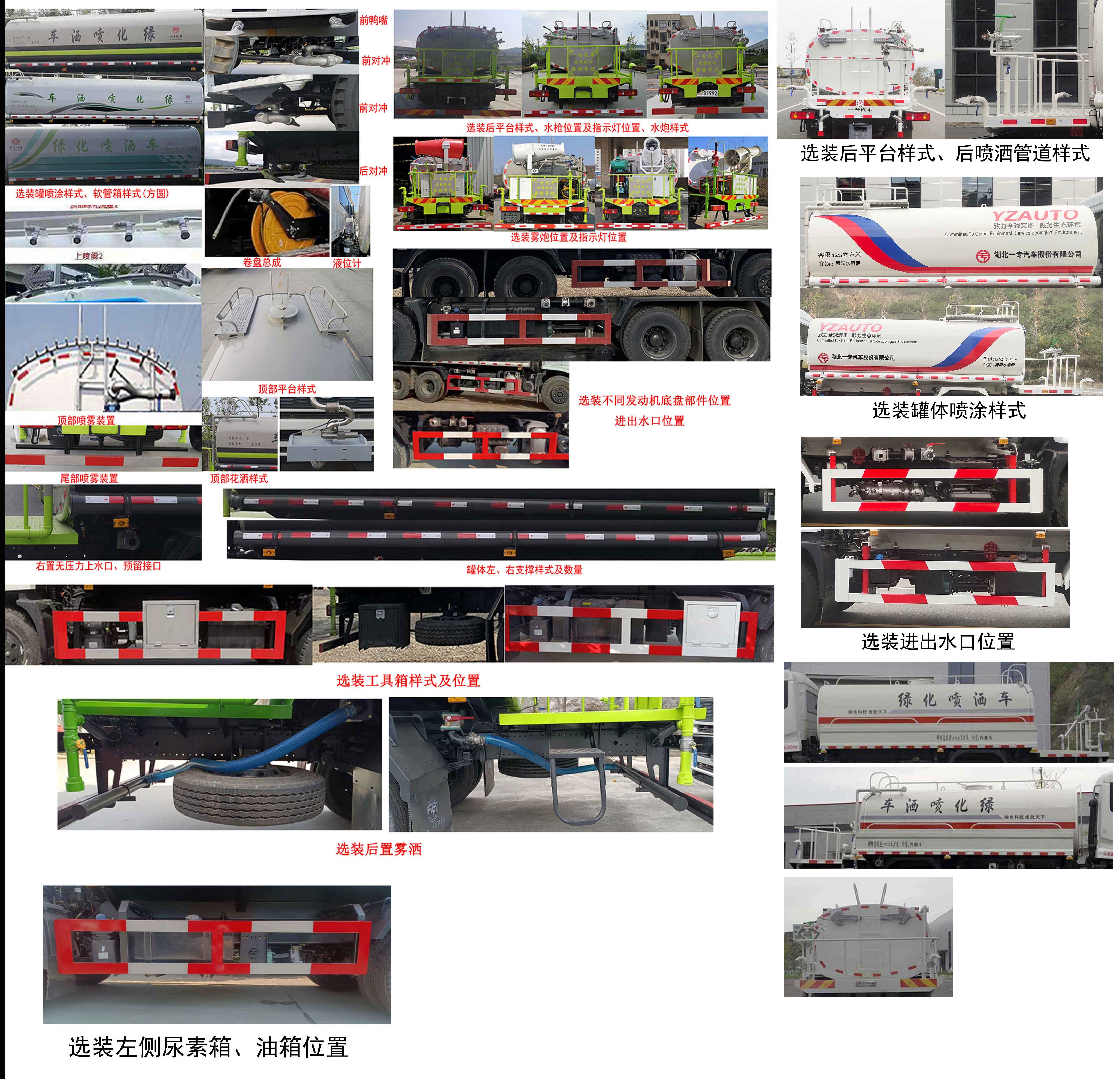 專致牌YZZ5250GPSEZ6綠化噴灑車公告圖片