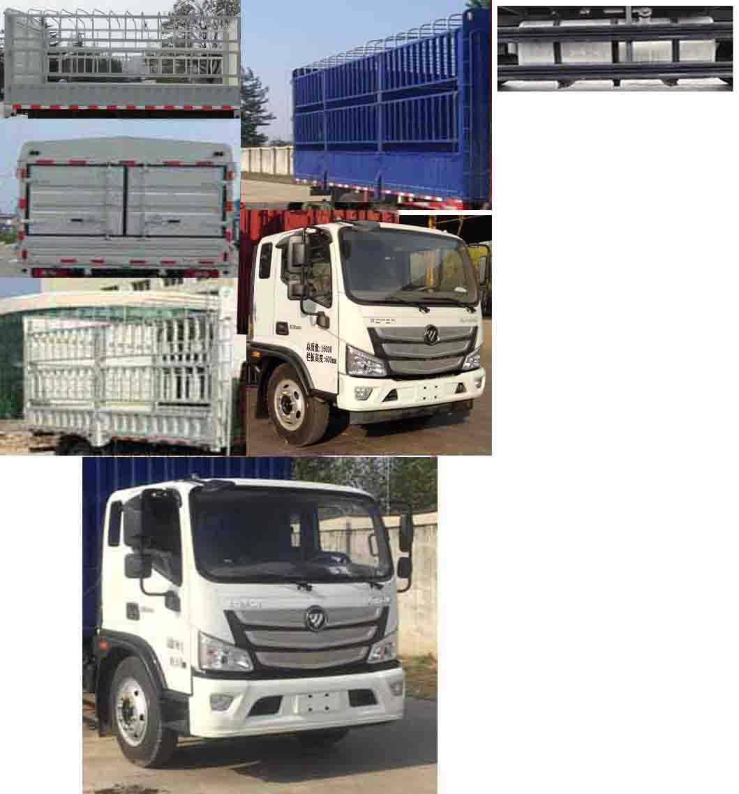 福田牌BJ5168CCY-FM倉柵式運(yùn)輸車公告圖片