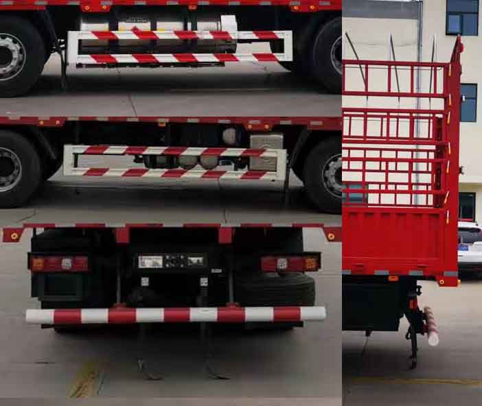 陜汽牌SX5319CCYMD456TL倉柵式運(yùn)輸車公告圖片