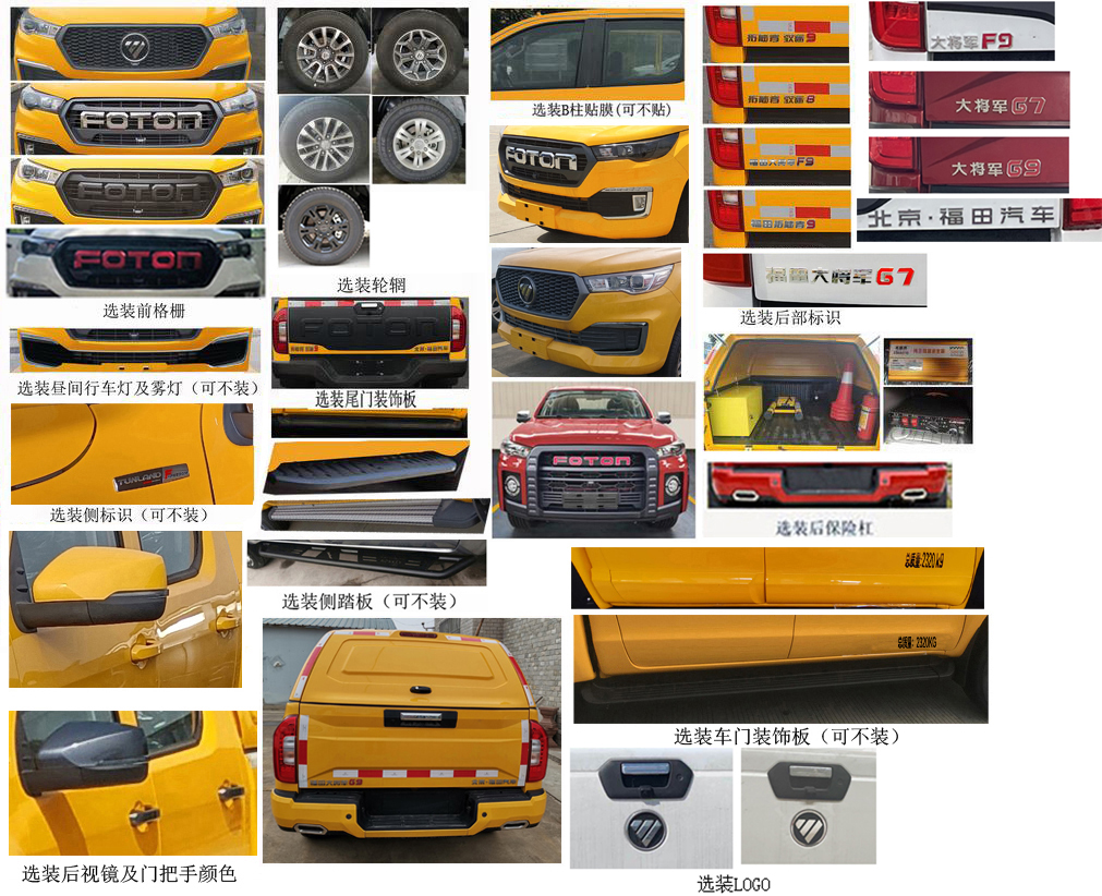 福田牌BJ5037XXH-1B救險車公告圖片