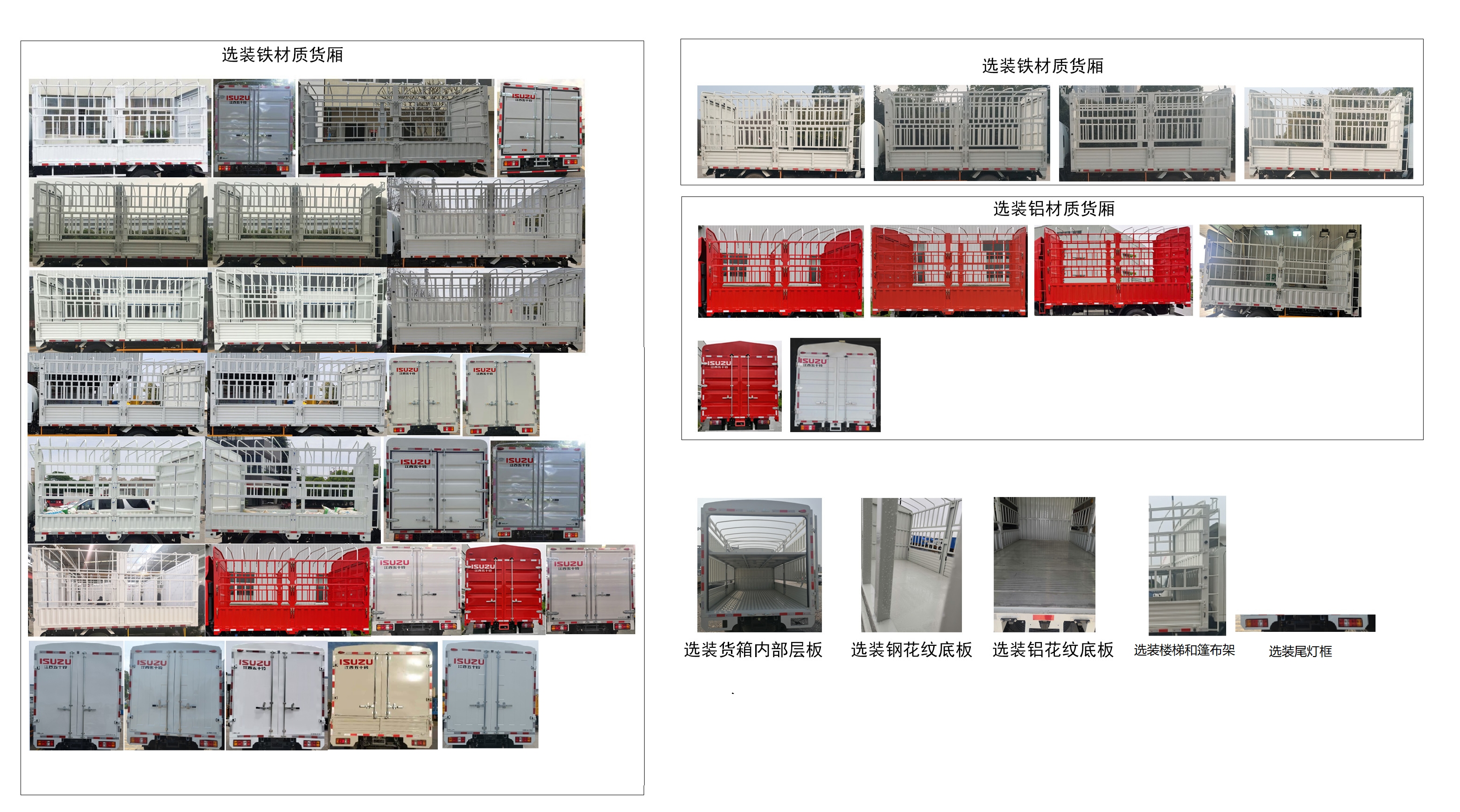 江西五十鈴牌JXW5060CCYCDJA2倉柵式運輸車公告圖片