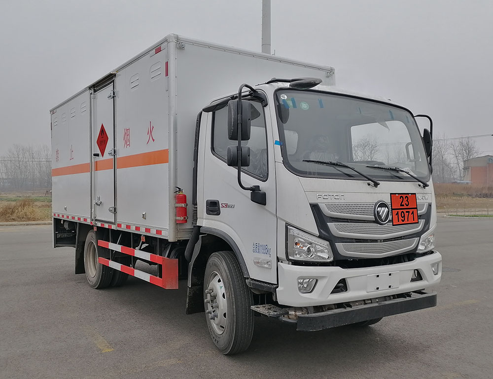 大力牌DLQ5120XRQBJ6易燃?xì)怏w廂式運(yùn)輸車公告圖片