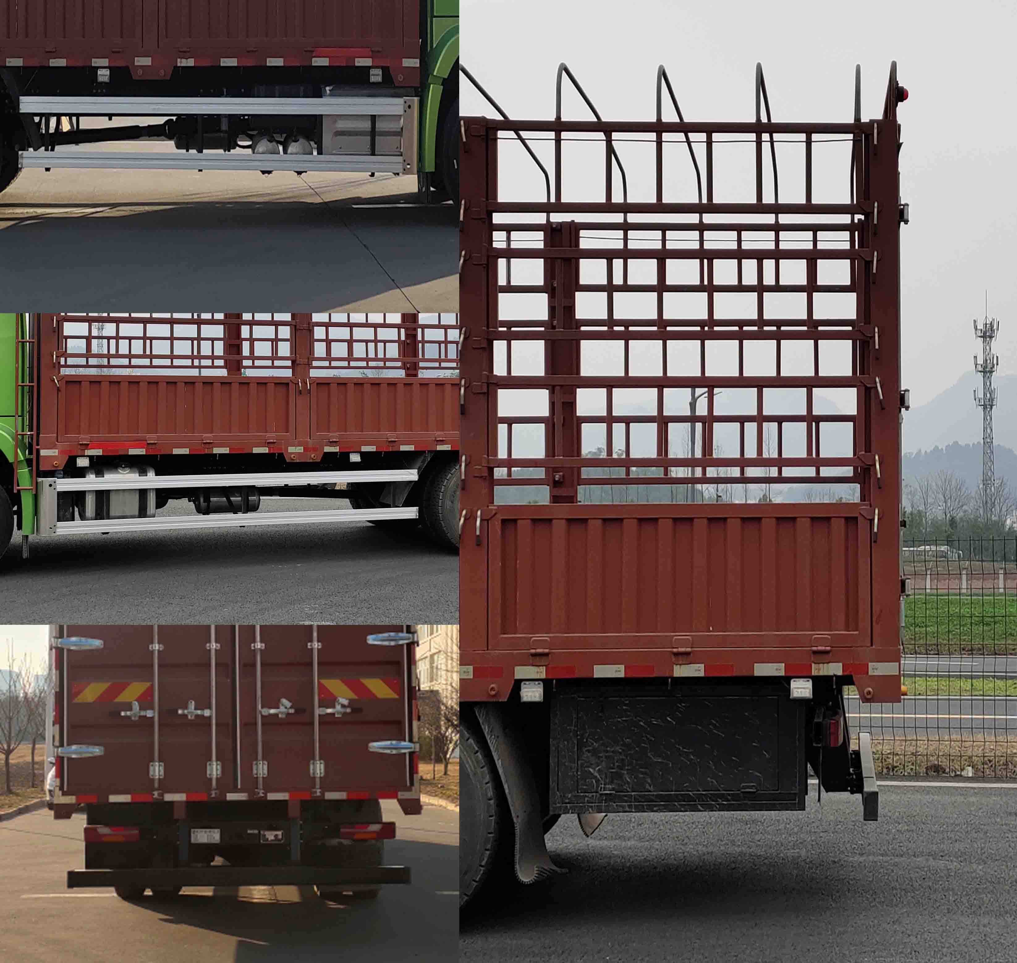 陜汽牌SX5189CCYVB481倉(cāng)柵式運(yùn)輸車(chē)公告圖片