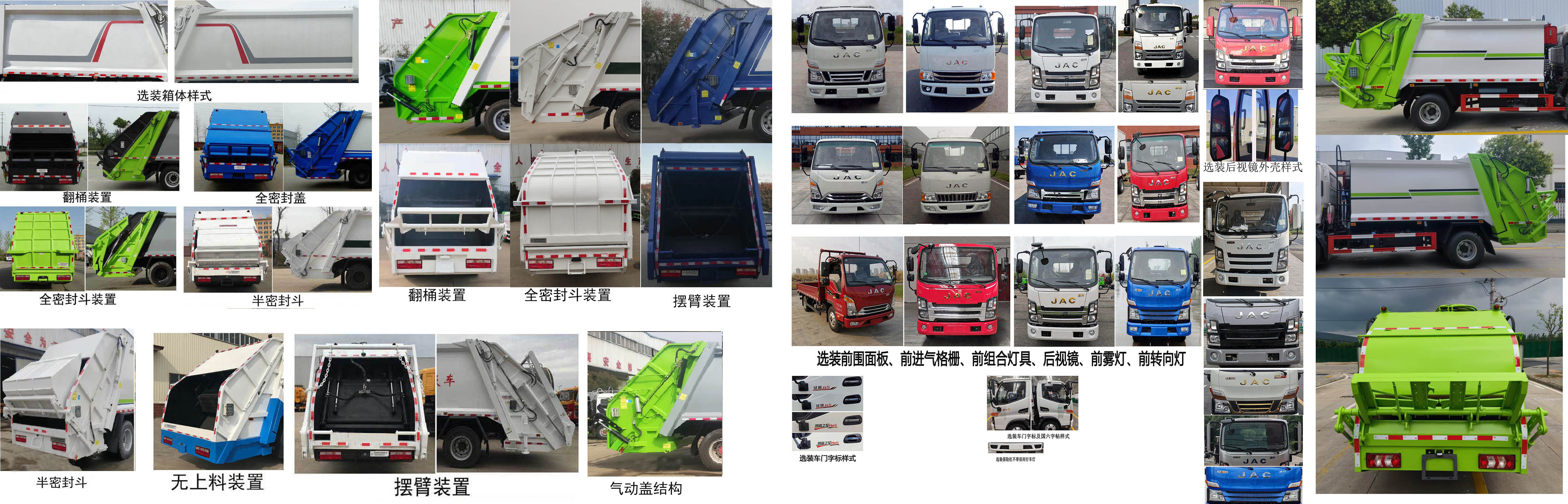 虹宇牌HYS5080ZYSH6壓縮式垃圾車公告圖片