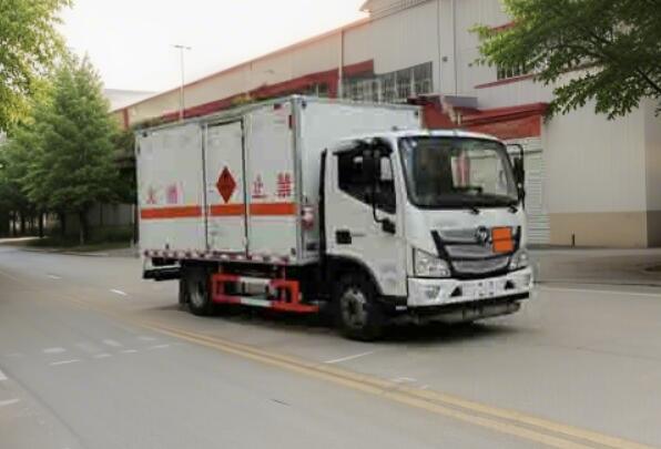 程力威牌CLW5041XRQB6易燃氣體廂式運輸車